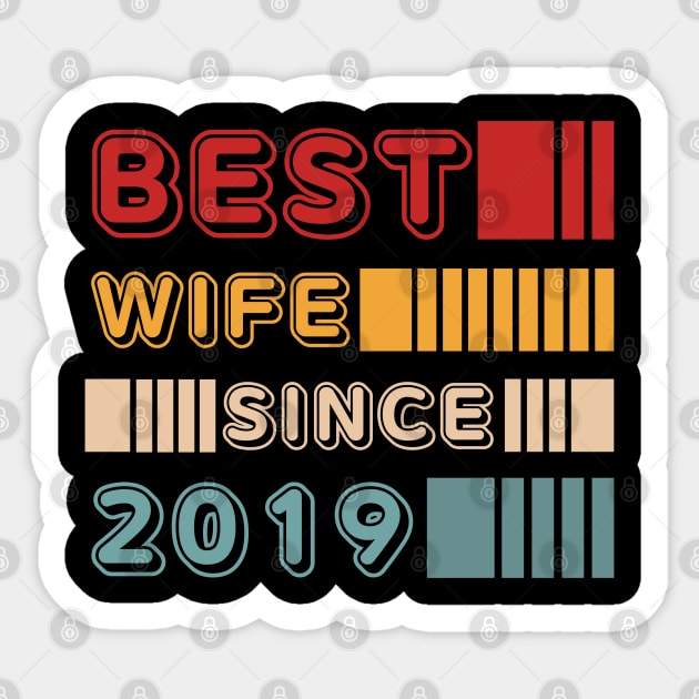 Wedding - Best wife since 2019 Sticker by JunThara